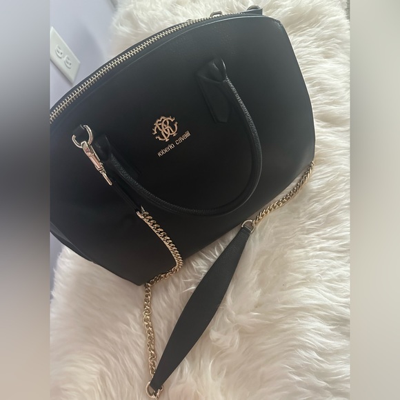 Roberto Cavalli black shoulder bag - Picture 3 of 7